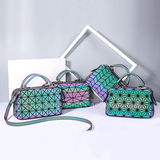 Holographic Reflective Crossbody Luminous Geometric Handbag