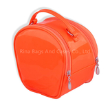 Large Capacity Solid Color Portable Cosmetic Bag
