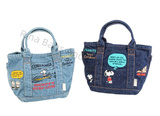 Denim Canvas Cotton Bag Women'S Handbag With Small Pocket