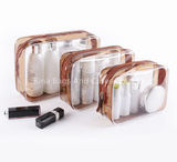 Transparent Waterproof PVC Cosmetic Makeup Bag for Travel