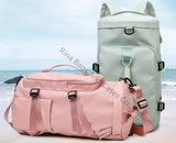 Waterproof Ladies Gym Fitness Oxford Solid Color Portable Travel Bag