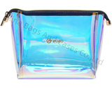 Promotional Portable Laser TPU Clear Cosmetic Makeup Bag