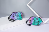 Geometric Wristlets Luminous Makeup Pouch Bag