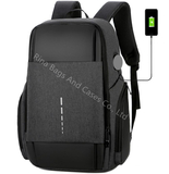 Korean Casual USB Breathable Business Computer Travel Backpack for Men