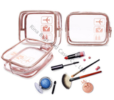 Clear Makeup Pouch Tote Travel Toiletry Transparent PVC Bag